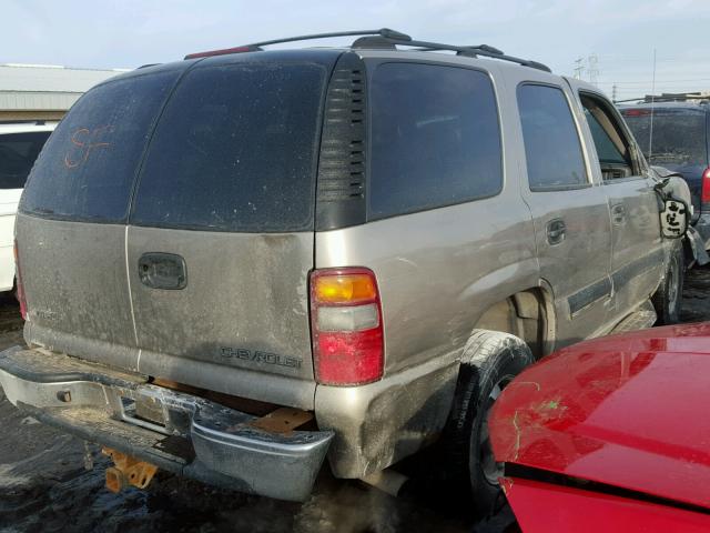 1GNEK13V63J142582 - 2003 CHEVROLET TAHOE K150 BEIGE photo 4