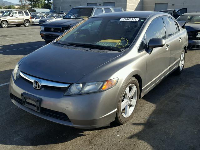 2HGFA16507H300824 - 2007 HONDA CIVIC LX GRAY photo 2