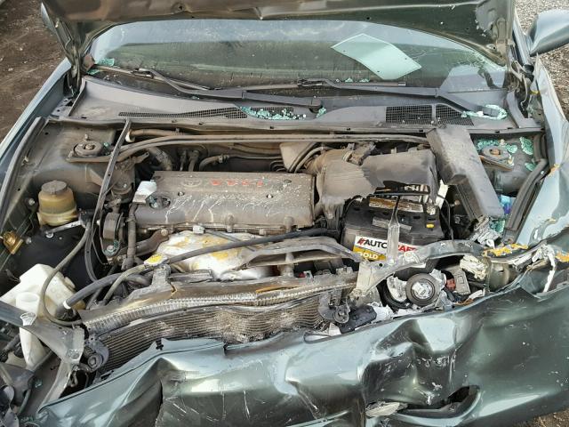 4T1BE30K74U353102 - 2004 TOYOTA CAMRY LE GREEN photo 7