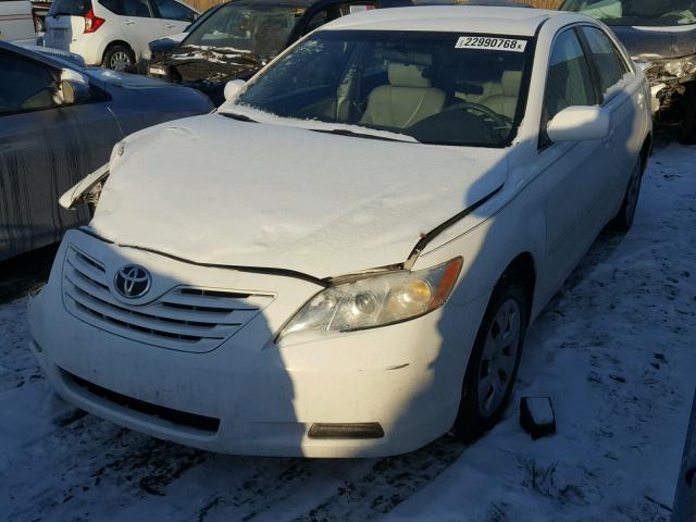 4T1BE46K17U542359 - 2007 TOYOTA CAMRY NEW SILVER photo 2