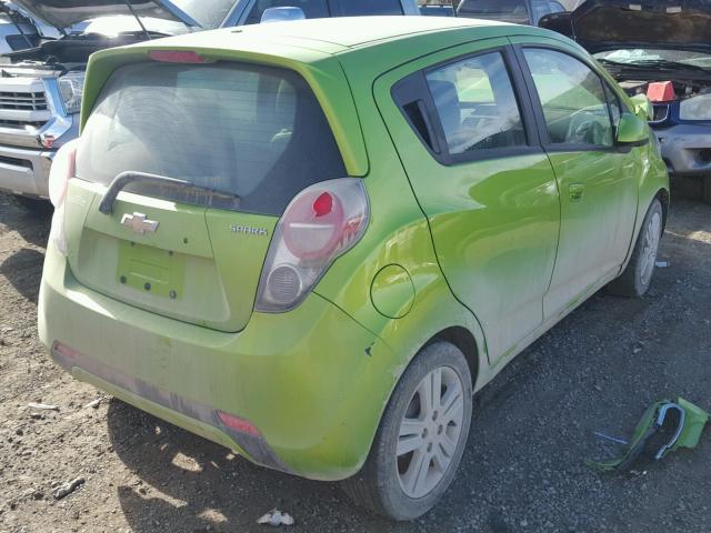 KL8CB6S93FC803522 - 2015 CHEVROLET SPARK LS GREEN photo 4