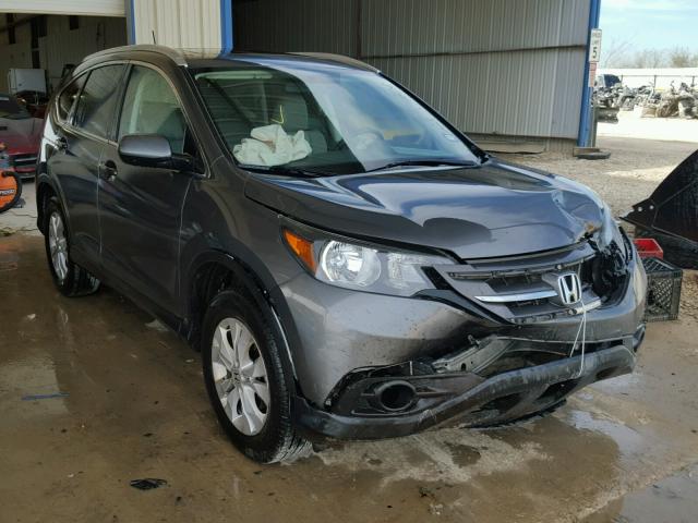 2HKRM3H73EH551869 - 2014 HONDA CR-V EXL GRAY photo 1