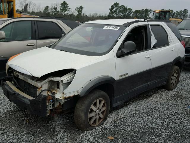 3G5DA03E52S604927 - 2002 BUICK RENDEZVOUS WHITE photo 2