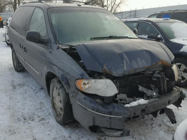 2A4GP54L07R278306 - 2007 CHRYSLER TOWN & COU BLUE photo 1