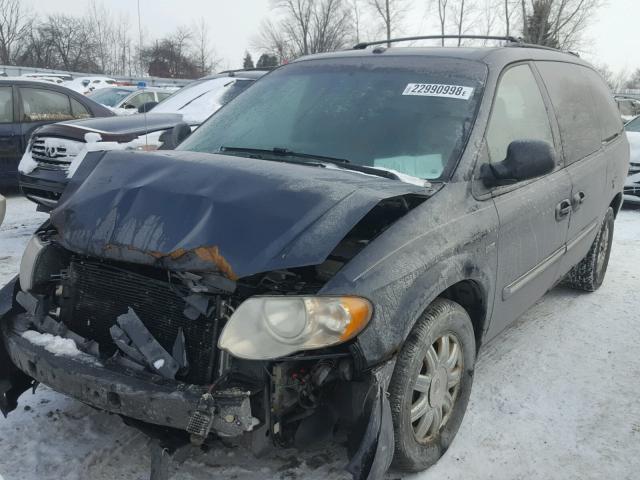 2A4GP54L07R278306 - 2007 CHRYSLER TOWN & COU BLUE photo 2