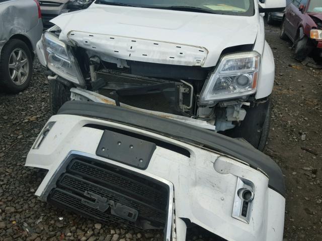 2GKFLVEK2D6240452 - 2013 GMC TERRAIN SL WHITE photo 9