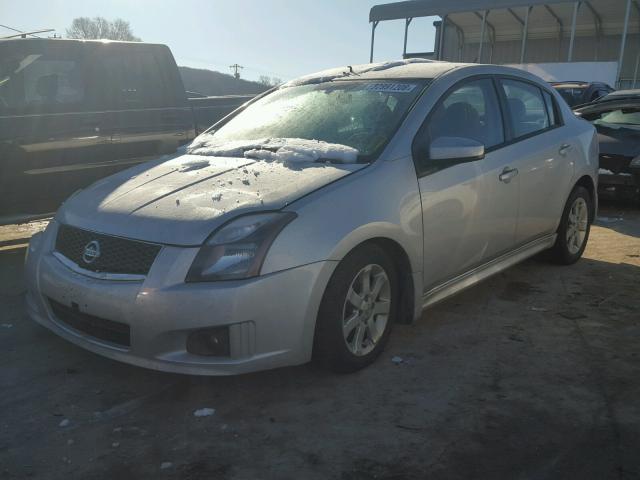 3N1AB6AP5CL757032 - 2012 NISSAN SENTRA 2.0 SILVER photo 2