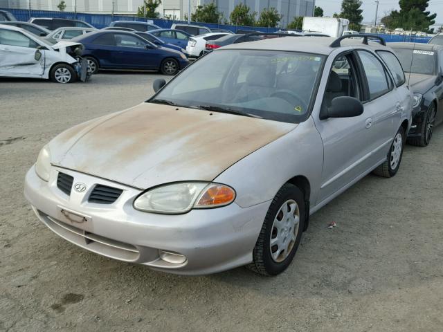 KMHJW25F6XU140080 - 1999 HYUNDAI ELANTRA BA GRAY photo 2