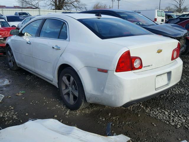 1G1ZC5EU0CF347233 - 2012 CHEVROLET MALIBU 1LT WHITE photo 3