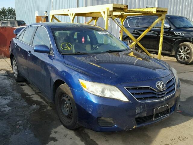 4T1BF3EK1AU569853 - 2010 TOYOTA CAMRY BASE BLUE photo 1