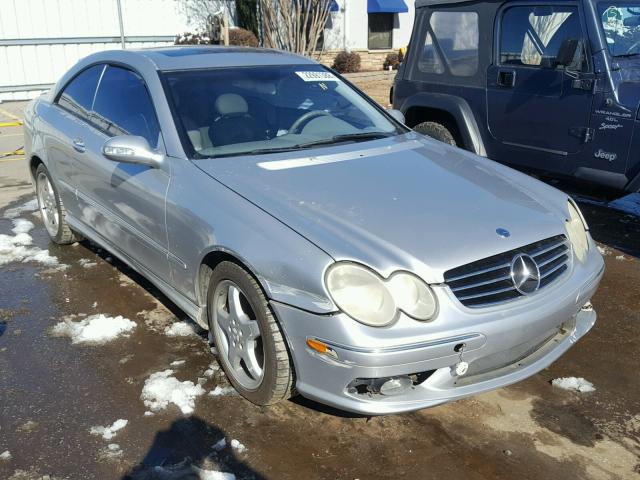 WDBTJ75J14F066062 - 2004 MERCEDES-BENZ CLK 500 SILVER photo 1