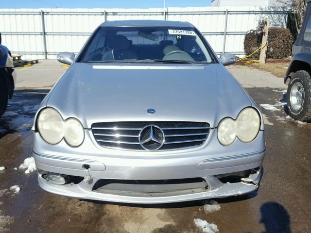 WDBTJ75J14F066062 - 2004 MERCEDES-BENZ CLK 500 SILVER photo 10