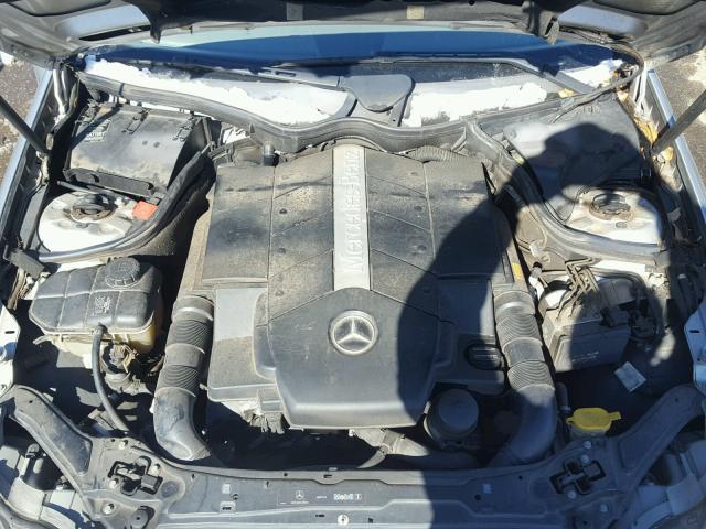 WDBTJ75J14F066062 - 2004 MERCEDES-BENZ CLK 500 SILVER photo 7