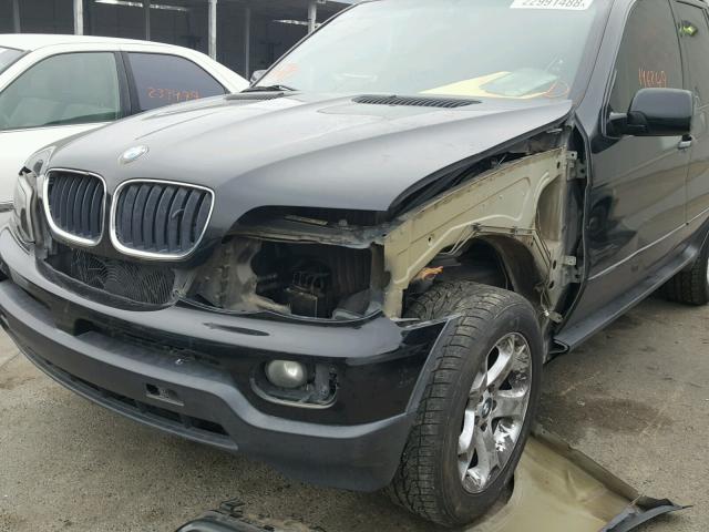 5UXFA13544LU42464 - 2004 BMW X5 3.0I BLACK photo 9