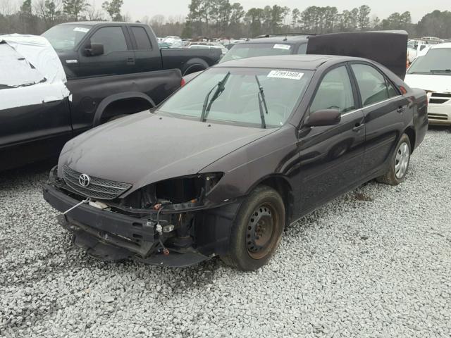 4T1BE32K14U906517 - 2004 TOYOTA CAMRY LE BLACK photo 2