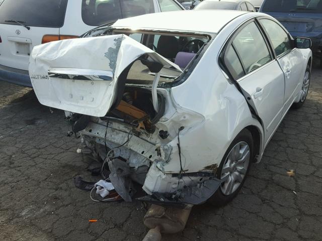 1N4AL2AP0CN454670 - 2012 NISSAN ALTIMA BAS WHITE photo 4