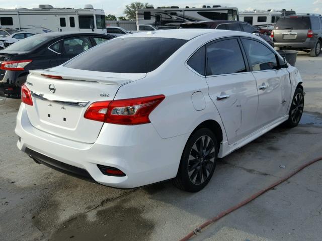 3N1AB7AP6GY229708 - 2016 NISSAN SENTRA S WHITE photo 4