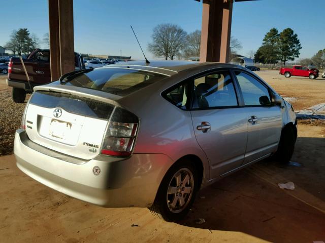 JTDKB20U357028021 - 2005 TOYOTA PRIUS SILVER photo 4