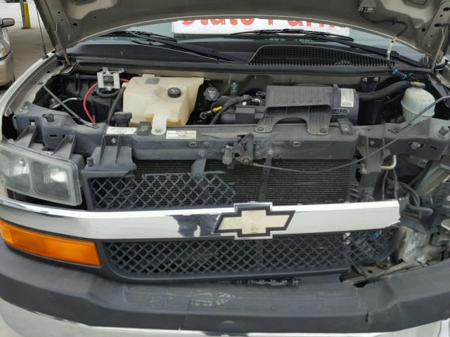 1GBFG15T141150640 - 2004 CHEVROLET EXPRESS G1 TAN photo 7