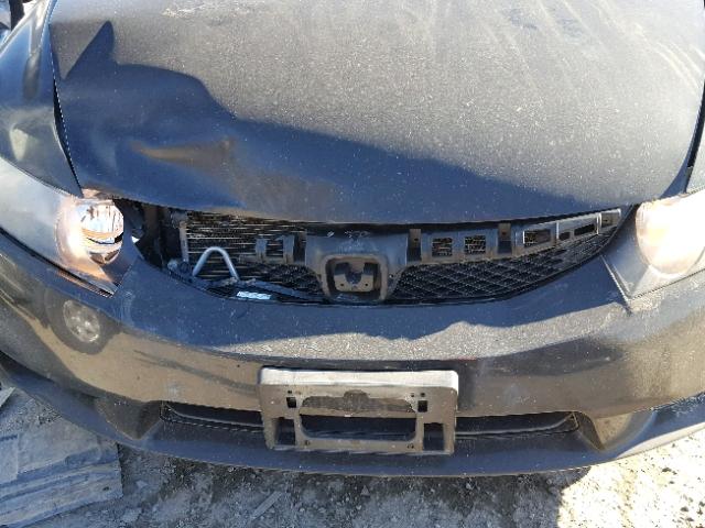 19XFA1E61BE028166 - 2011 HONDA CIVIC LX-S BLACK photo 9