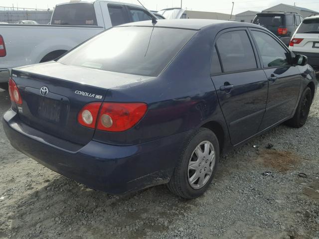 JTDBR32E550053518 - 2005 TOYOTA COROLLA CE BLUE photo 4