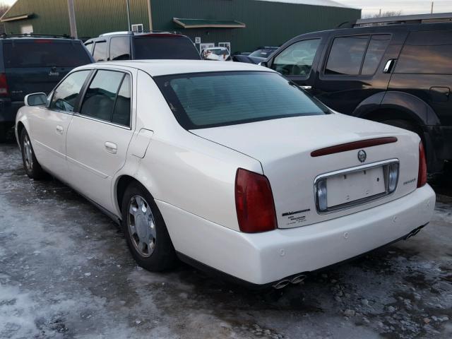 1G6KD54Y51U276343 - 2001 CADILLAC DEVILLE WHITE photo 3