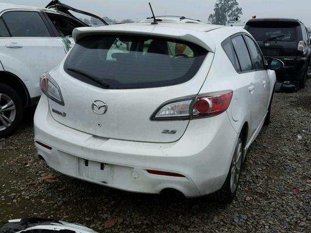 JM1BL1H62A1133580 - 2010 MAZDA 3 S WHITE photo 4