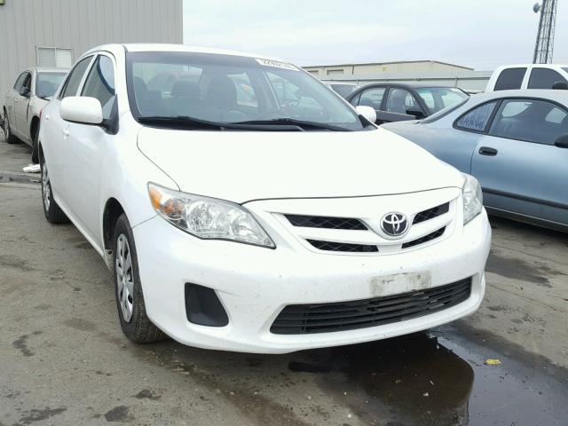 2T1BU4EE1DC123102 - 2013 TOYOTA COROLLA BA WHITE photo 1