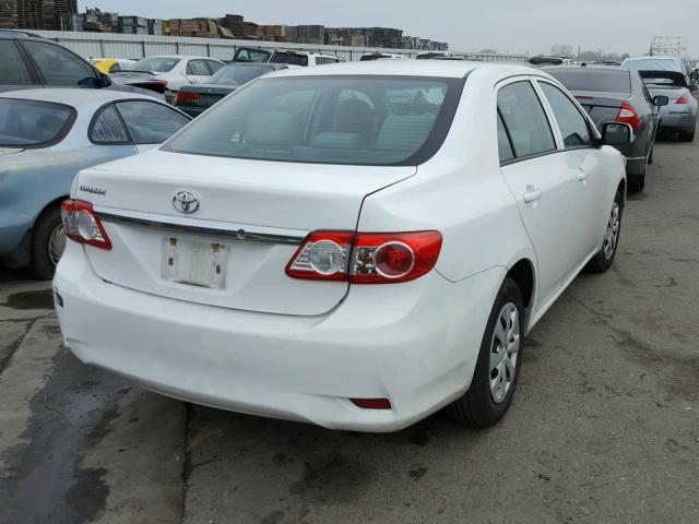 2T1BU4EE1DC123102 - 2013 TOYOTA COROLLA BA WHITE photo 4