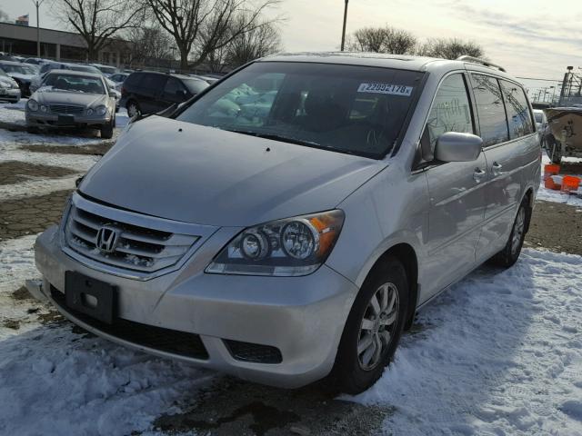 5FNRL38659B044681 - 2009 HONDA ODYSSEY EX SILVER photo 2