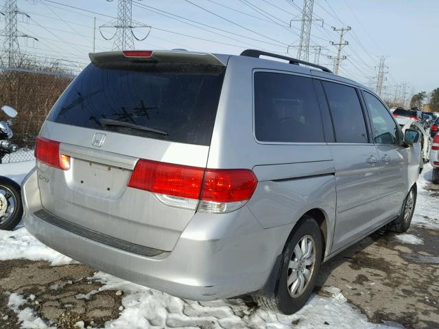 5FNRL38659B044681 - 2009 HONDA ODYSSEY EX SILVER photo 4