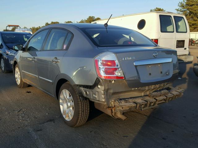 3N1AB6AP7AL654224 - 2010 NISSAN SENTRA 2.0 GRAY photo 3