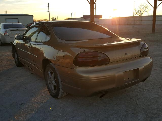 1G2WP12K6XF314399 - 1999 PONTIAC GRAND PRIX GOLD photo 3