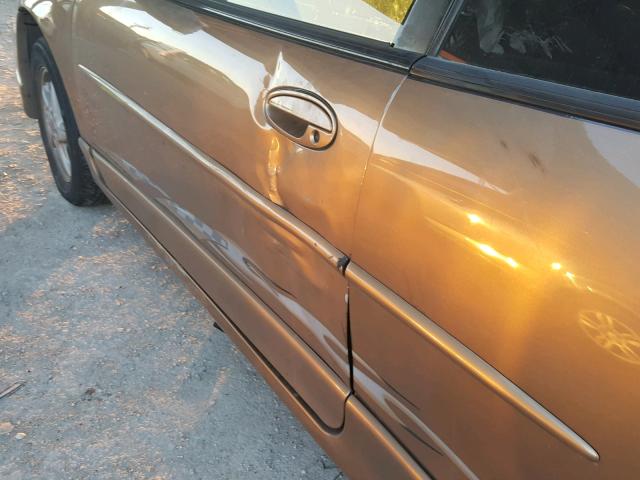 1G2WP12K6XF314399 - 1999 PONTIAC GRAND PRIX GOLD photo 9