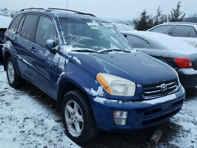 JTEHH20V336075615 - 2003 TOYOTA RAV4 BLUE photo 1