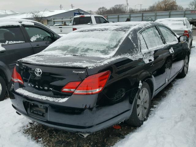 4T1BK36B65U048837 - 2005 TOYOTA AVALON XL BLACK photo 4