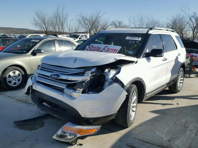 1FM5K7D88FGC48758 - 2015 FORD EXPLORER X WHITE photo 2