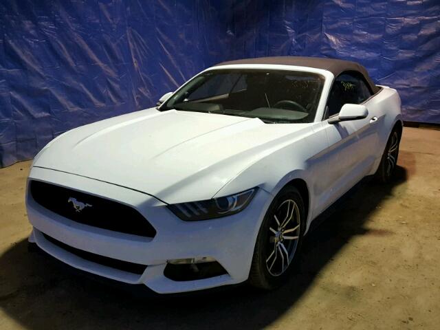 1FATP8UH7H5245132 - 2017 FORD MUSTANG WHITE photo 2