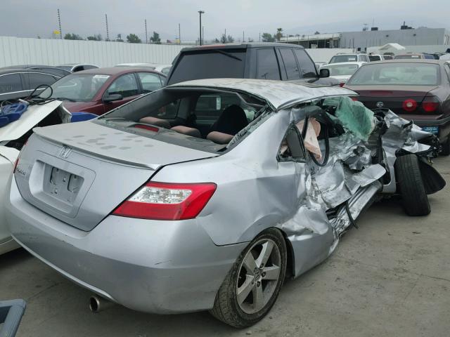 2HGFG12817H568764 - 2007 HONDA CIVIC EX ნაცრისფერი ფოტო 4