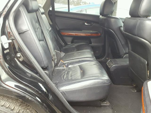 2T2HA31U66C098884 - 2006 LEXUS RX 330 BLACK photo 6