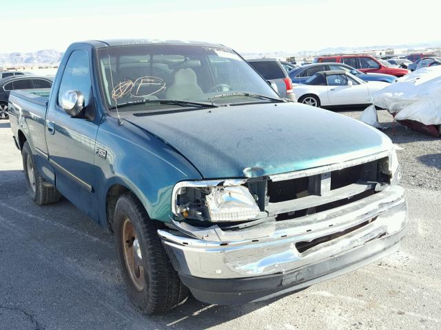 1FTDF1729VKB73086 - 1997 FORD F150 GREEN photo 1