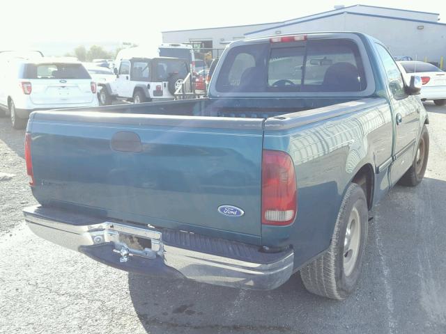 1FTDF1729VKB73086 - 1997 FORD F150 GREEN photo 4