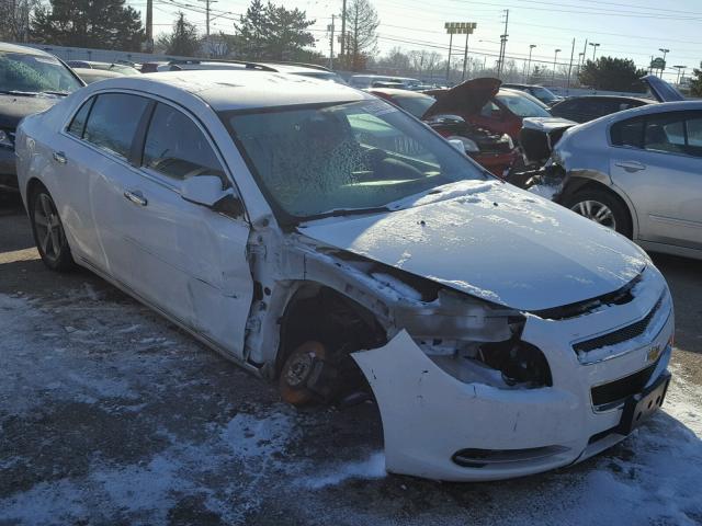 1G1ZC5E00CF237215 - 2012 CHEVROLET MALIBU 1LT WHITE photo 1