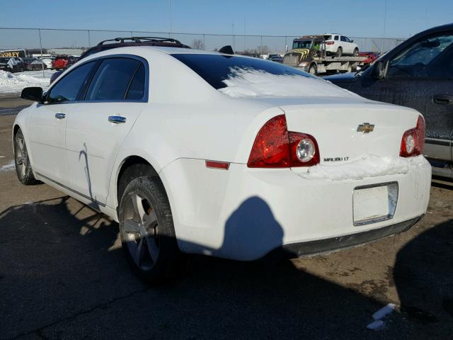 1G1ZC5E00CF237215 - 2012 CHEVROLET MALIBU 1LT WHITE photo 3