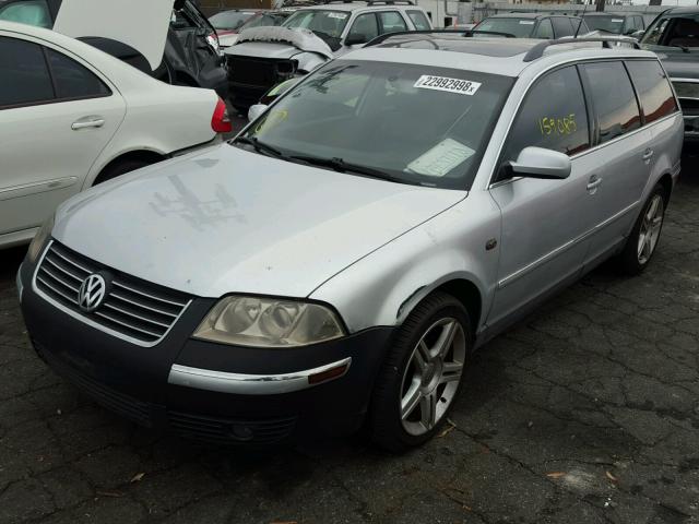 WVWWH63BX3E087321 - 2003 VOLKSWAGEN PASSAT GLX GRAY photo 2