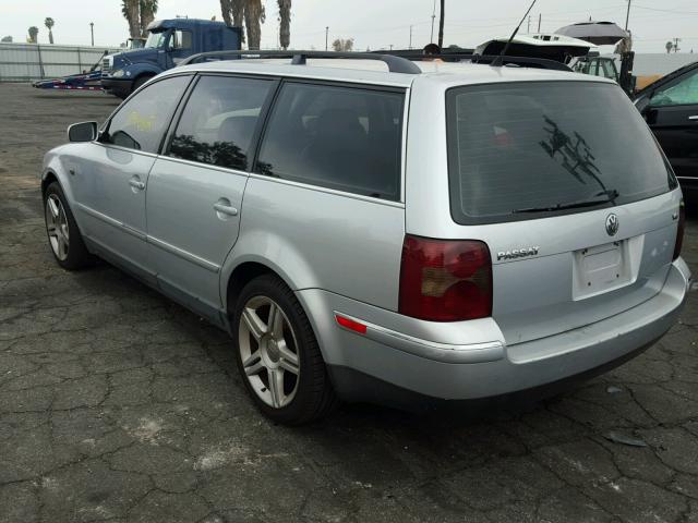 WVWWH63BX3E087321 - 2003 VOLKSWAGEN PASSAT GLX GRAY photo 3