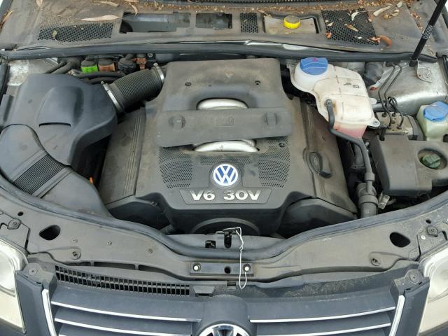 WVWWH63BX3E087321 - 2003 VOLKSWAGEN PASSAT GLX GRAY photo 7