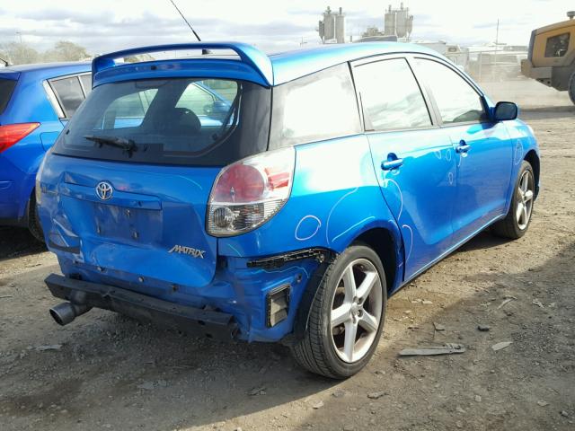 2T1KR32E47C643153 - 2007 TOYOTA COROLLA MA BLUE photo 4