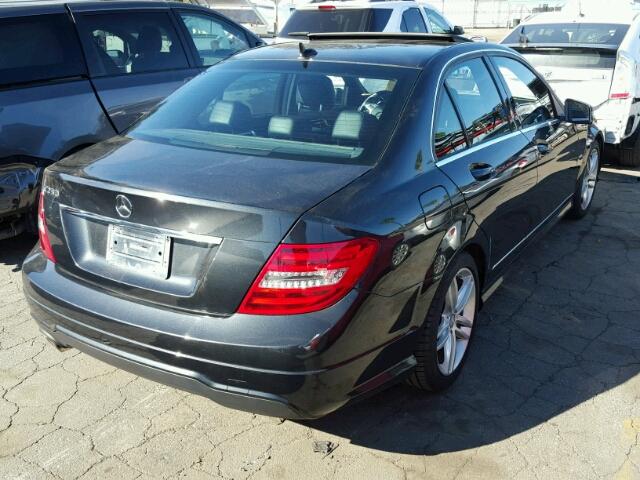 WDDGF4HB9CA602619 - 2012 MERCEDES-BENZ C 250 CHARCOAL photo 4