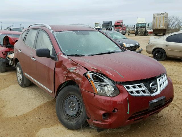 JN8AS5MT4EW620603 - 2014 NISSAN ROGUE SELE RED photo 1